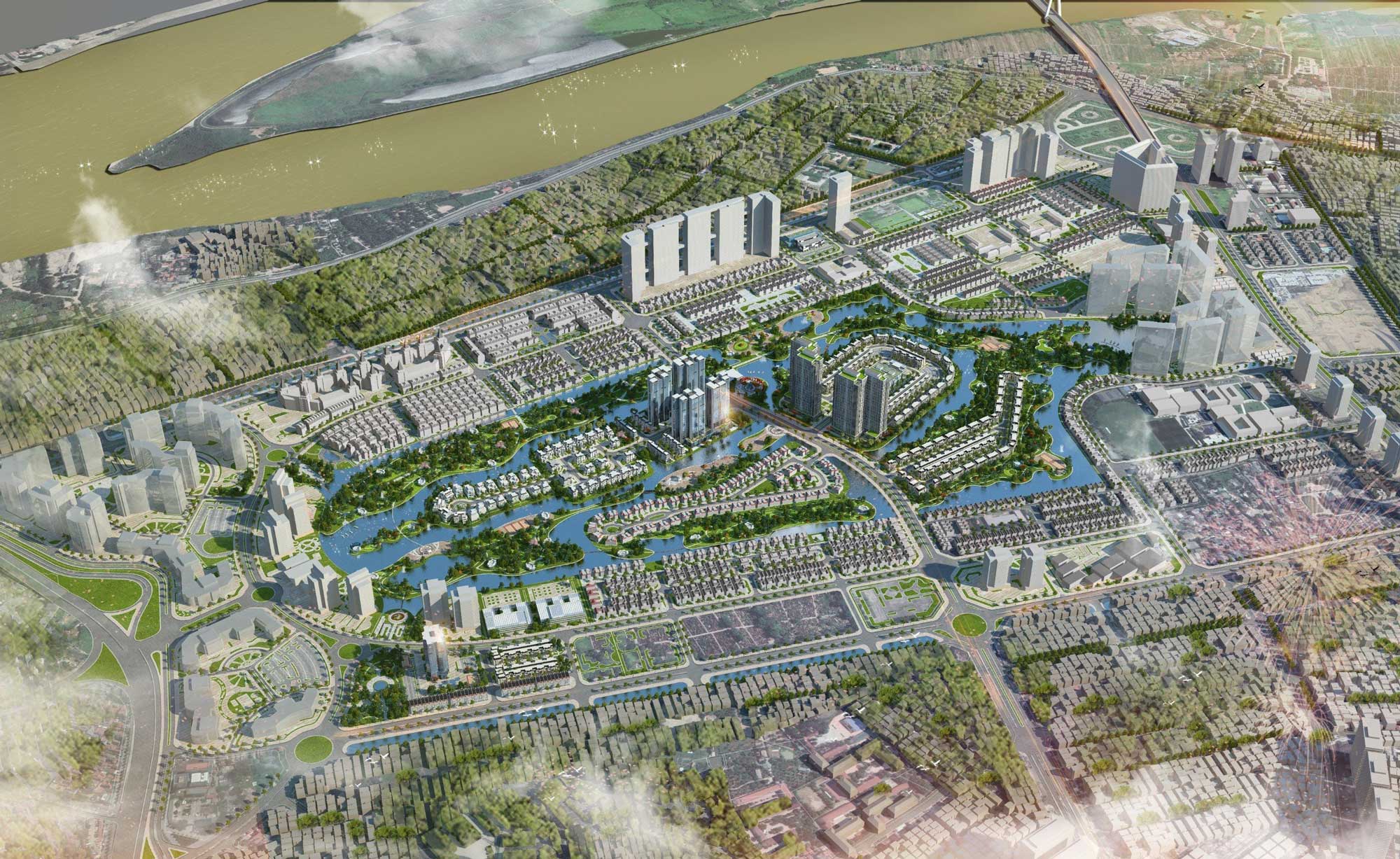 Phối cảnh khu đô thị Ciputra