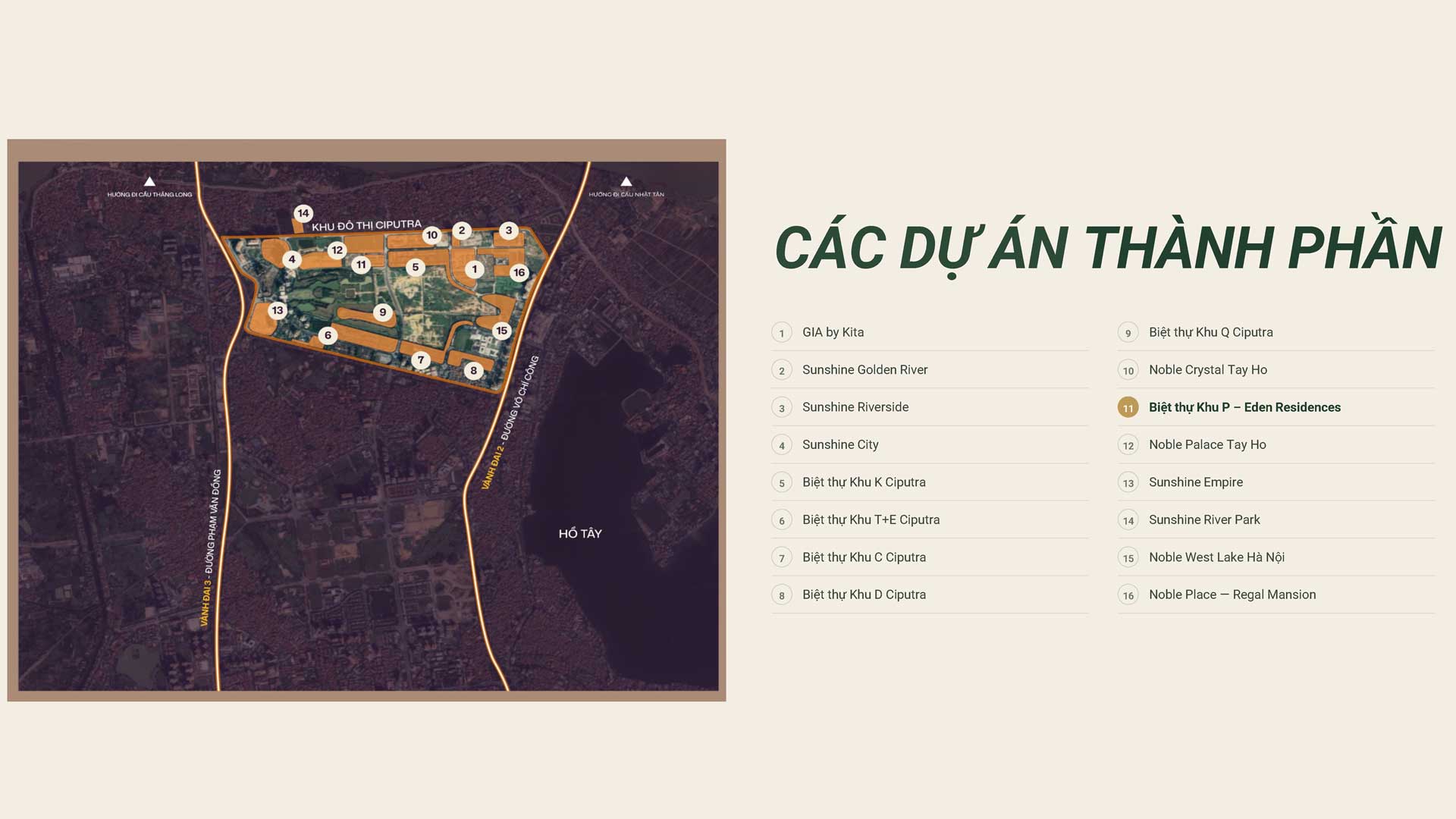 So Sánh Giá Biệt Thự Tây Hồ - Ciputra 2026: Dòng Tiền Nên Đặt Vào Đâu? 2 Infographic so sánh bản đồ giá biệt thự khu vực Ciputra và Ngoại Giao Đoàn năm 2026.